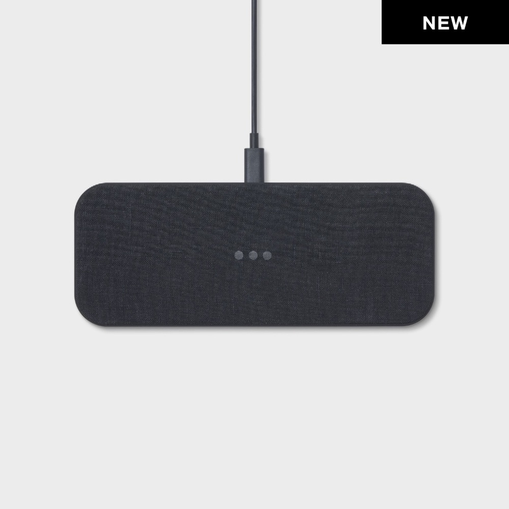 NEW Courant Catch:2 Multi-Device Wireless Charger Charcoal